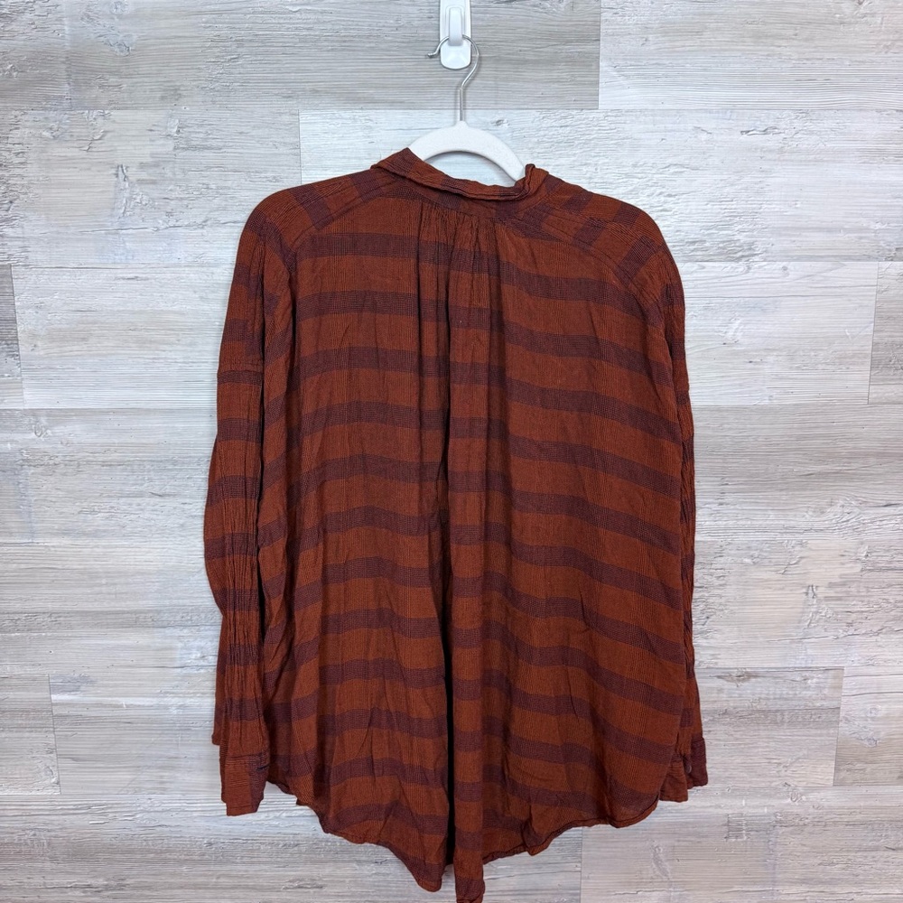 Free People "We The Free" Striped Button Down - Picture 3 of 7